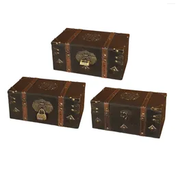 Ювелирные мешочки Sundries хранение деревянная коробка Многофункциональная портативная PO реквизит для подразделения для монетов для монетов