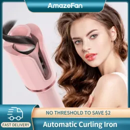 Irons Amazefan Amazefan Curling Curling Iron Rotating Profession Profession Tools for Turls Waves Curly Curly Magic Hair Curler