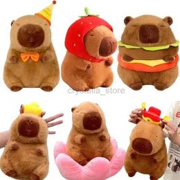 أفلام التلفزيون أفخم لعبة محاكاة جديدة Kawaii Capybara Plush Dolls Toy Stuffed Animals Super Funder Funny Kids Girls Home Decord Home 240407