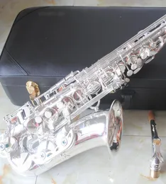 تم صنع العلامة التجارية الجديدة في اليابان Silverplated Yas 82Z Alto Saxophone Gold Lacquer Saxophone Alto Falling E Sax Gold Keys Tenor Saxphone Wi8504463