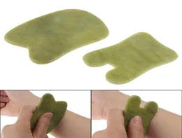 1pcs 페이셜 바디 스파 마사지 보드 보드 건강 관리 자연 Jade Stone Gua SHA 도구 2455649