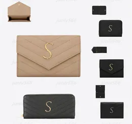 YENİ Y Torba Billfold Yüksek Kaliteli Kadınlar Cüzdan Erkekler Püreler Highend Lüks Tasarımcı S Cüzdan Box5254060