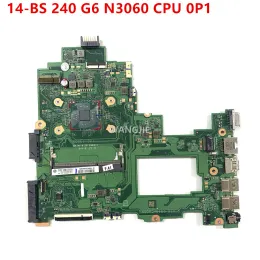 Moderkort renoverat 925426001 925426501 925426601 för HP 14bs 240 G6 Laptop Motherboard med N3060 CPU DA00P1MB6D0 100% Testad