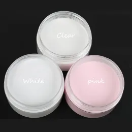 Бутылки 1 кг/упаковка розовый/белый/прозрачный акриловый порошок удлинителя для ногтей.