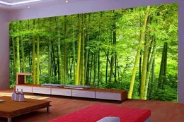 Testa högkvalitativt bambu väggpapper vardagsrum tv -soffa bakgrund vägg väggmålning 3d natur ndscape hem dekor papel de parede 3d259g7702945