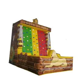 Outdoor -Spiele Aktivitäten Abenteuer Sport aufblasbare Kinder Klettern Wandspiele Druck PVC Mountain mit Gebläse von Schiff zu Tür Dro Dhnkk