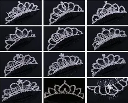 Shining Rhinestone Crown Girls039 Bride Tiaras Fashion Crowns Hair Persicini Bridal Accessori Accessori per capelli per feste per W4141678