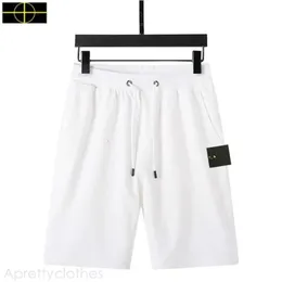 Stones Islandes Designer Men's Shorts Pants Summer Fashion Streetwear Cotton Casual Beach Women's Grapestone Shorts Is Land Pant 242