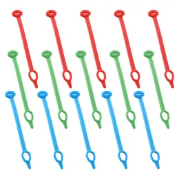 Hangers 15pcs Silicone Buckle Clothes Sturdy Fixing Non Slip Space Saving Solid For Drying Rack Laundry Windproof Hanger Indoor Outdoor