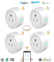 Mini US WiFi Plug Smart Temping Socket Wireless Outlet Control Smart Smart Smart Funzionano con Alexa Google Home Tuya App7402583