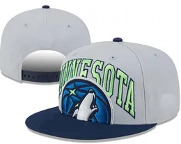 Minnesota''timberwolves''Ball Caps 2023-24ユニセックスファッションコットンチャンピオンファイナルファイナルベースボールキャップスナップバックメンズサンハット刺繍夏 '' ''キャップa