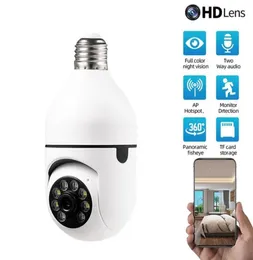 360 Baby Monitors Wi -Fi Panorama Camera Bulb Panoramic Night Vision.