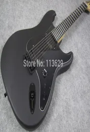 Пользовательский магазин Джим Рут подпись ST Matte Black Entreck Guitar Ebony Fignbord No Inlay OEM Настраиваемая китайская копия Guitar8733226