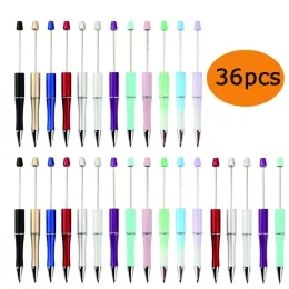 Bleistifte 36pcs HB Schreiben von Perlen Bleistift Bleistift DIY Perlenbleistift Perle Ewige Stifte Tintenlosen Bleistift Ewige Stifte Infinity Stifte