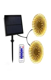 8 أوضاع عمل 10M 600LELLEDS SOLAR تعمل بالشمس LED LED LED LED BOWH FAIRY LIGHT POOL في الهواء الطلق عطلة عيد الميلاد 2076505