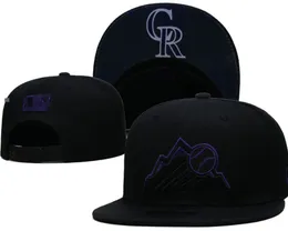 "Rockies" Caps 2023-24 Unisex Beyzbol Kapağı Snapback Hat Word Serisi Şampiyonlar Soyunma Odası 9 Fifty Sun Hat Nakış Bahar Yaz Kapağı Toptan A4