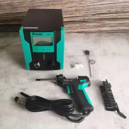 세트 110V/220V Pro'skit SS331H ESD LCD 디지털 전기 탈선 펌프 BGA 황량 흡입 흡입 진공 솔더 Sucker Gun 90W 커튼