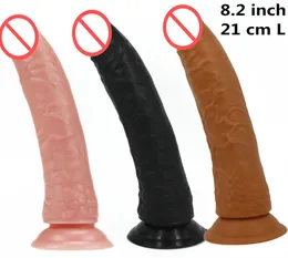 21cm big dick real sex dildo fake Penis long dong realistic artificial cock female masturbation toys adult sex products for women1883064