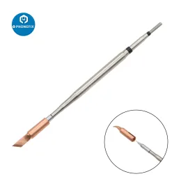 Boormachine 3pcs Jbc Pure Copper Soldering Tips Tk Ti Tis Knife Bent Conical Bga Welding Tools for Jbc T210a Handle Soldering Iron Tip