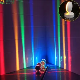 Lampada a parete Luce LED LEDE RGB Finestre remote illuminazione da davanzale luci decorative rotable porte ray linea lampe laterali da esterno