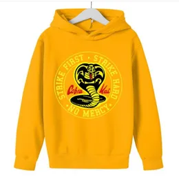 Çocuk Hayvan Baskı Kakilleri Hoodies Sweatshirt Crewneck Hiphop Yılan Kobra Kai Sert Strike Tay Venom Uzun Kollu Erkek Kız7791395