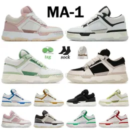 scarpe da sneaker a piastra casual crema nero amirir ma 1 bianco 2 designer verde menta di lusso zapato marrone rosso dhgate.com Scarpe Ma1 Ma2 Dhgates Walk Platform Trainer