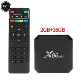 Box x96 Mini Smart TV Box S905W Quad Core Nuovo Android11.1 X96 Supporto 2.4G Wireless WiFi Media Box Settop Box 2 GB 16GB /1GB 8GB