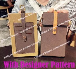 Designer Crossbody Phone Pouche for iPhone 12 Pro Max مع حقائب الكتف الجلدية ذات حامل البطاقة مناسبة لمعظم الهواتف 87216216434816