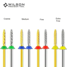 BITS WILSON Under Cleaner per unghie Bit per perforazione per unghie Rimuovi Gel Carbide Manicure Tool Strumento di manicure Vendita calda Spedizione gratuita