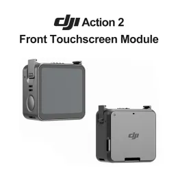 Tripodlar DJI Action 2 Ön Dokunmatik Ekran Modülü Çift OLED dokunmatik ekranlar Mükemmel selfie'ler alır 160 dakika maksimum çalışma süresi 4mik matris stereo