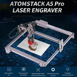 Stampanti Atomstack A5 Pro 40W Incisione Macchina da taglio con 410x400 Area Fixefocus Incisore laser CNC Desktop fai da te