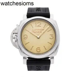 Panerass Watch Designer Mens Manual Wind Steel Strap PAM 1075 Luxury Full Rostfritt stål Vattentäta armbandsur Högkvalitativa automatiska mekaniska iris