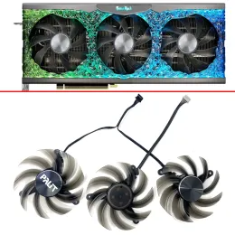 Pads 82 mm DIY Fan RTX3070 RTX3080 RTX3090 Wymień wentylator karty graficznej dla Palit RTX 3090 3080 3070 3090 TI 3070TI Gamerock Fan