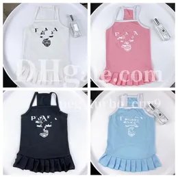 Projektant Pet Dog Slip Sukierek Summer Fajna kamizelka do szczeniaka zwierzaka Pomoran French Bulldog Teddy Pet Dog Sweet Camisole Spódnica