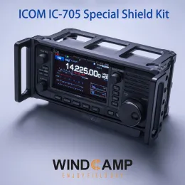 Radio Original WINDCAMP Design ARK705 Shield Case Carry Cage Radio Protector Case For ICOM 705 IC705 CNC Mounting Bracket