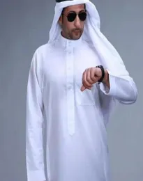 Abiti islamici uomini lunghezza manica lunga arascarica arabia saudita saudita pakistan kurta costumi vestito kaftan thobe4543008