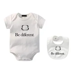 Desigenr Babys Rompers Kids Dombressuit Двух частей новорожденных из чистого хлопка с короткими рукавами.