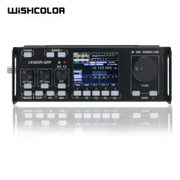 Radio Wishcolor QRP Transceiver MCHF V0.6.3 HF SDR Radio Hamateir Radio مع مزود الطاقة + الميكروفون