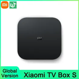 Box Xiaomi Mi TV Box S Wersja Globalna 4K HDR Google Home Dekoder 4 Odtwarzacz Multimedialny Android TV 8.1 Ultra HD 2G 8G Wifi