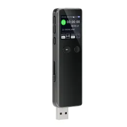 Recorder V33 Professional Digital Voice Recorder 1536kpbs Onebutton Record Noise Reducation Dictaphone USB 2.0 Connector