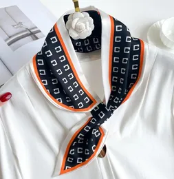 76x13cm 20 Rolor Bandana Eşarp Kadınlar Tasarımcı Baş Eşarf Eşarpları Mektuplar Çiçek İpek Eşarp Kafa Bandı Kare Boyun Eşarpları