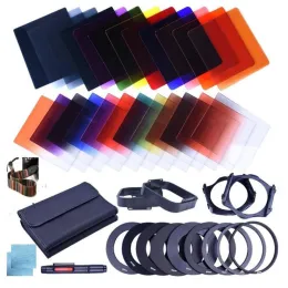 Accessories 42in1 Dslr Filter Set Camera Filtro Full Kit Gradient Color Square Nd Filter 24 Colorsgradient Color Square Suit for Dslr Camera