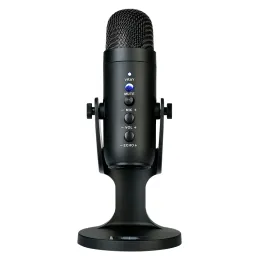 Microphones Professional Microphones Desktop Condenser Microphone USB Plug and Play Studio Recording Handheld Audio Recorder Mic for Podcast