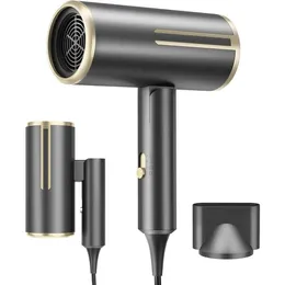 Compact and Powerful Blow Dryer for Fast Drying - Lightweight Portable Hair Dryer Ideal for Travel - Suitable for Adults and Children