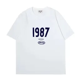 Figura de verão mmlg imprimir algodão de alta qualidade masculino e feminino tshirts moda shopping casual camisa de manga curta 240326