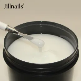 Gel Jillnails Milky White Self Living Gel Builder Medium Tjock 1 kg Nail Gel Natural Nails Extension Building