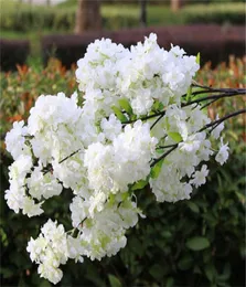 الزهور الاصطناعية الكرز أزهار ينبع مزيفة sakura شجرة فروع 100 سم الطول لحفل الزفاف ديكورن شجرة المنزل 8263802