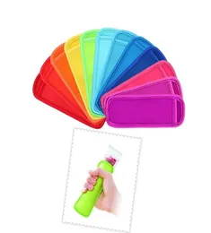 Kolorowe uchwyty na popsicle popowe rękawy lodowe Zer Letni lodowiec Lolly Cream Holder for Kids 18x6cm EPACKET7484028