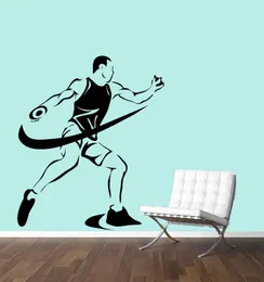 Sports Competitions Wall Decal For Playground Athletics Discus Throwing Vinyl Wall Sticker For Classroom Gymnasium Decor6909537