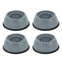 Badmattor 4st/Set Anti-Vibration Pads Plastic Washing Machine Feet Anti-Slip-Proof Kylskåpskuddar